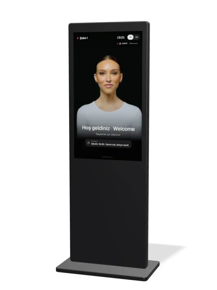 43" floor totem (black)
