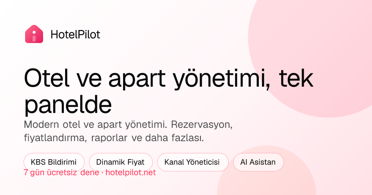 HotelPilot — 官网预览图